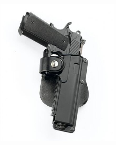 Pistolové pouzdro FOBUS® EMC EX stehenní s pádlem na pistoli Browning, Kimber nebo Springfield