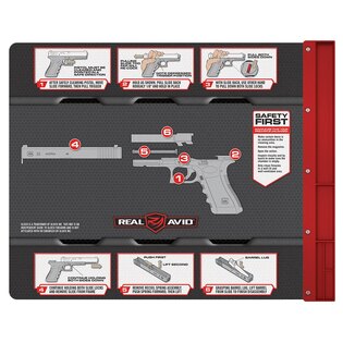 Podložka s návodem pro čištění Glock Real Avid®