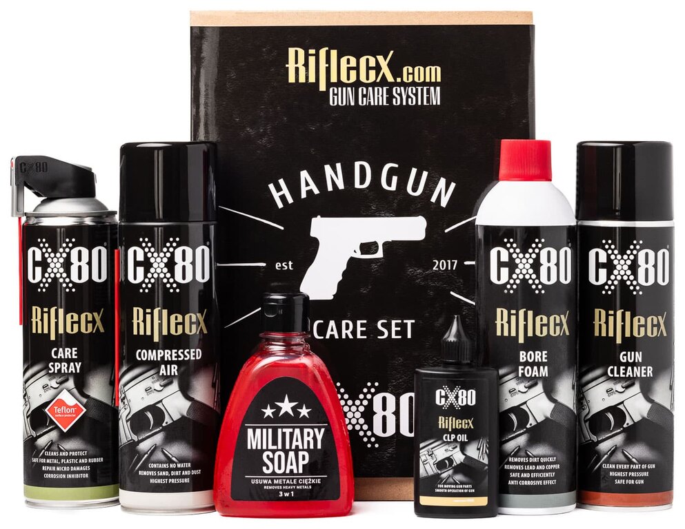 Sada čištění HANDGUN pro pistole a revolvery Riflecx®
