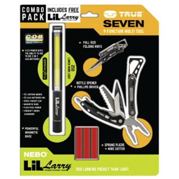 Sada – multifunkční nástroj Seven a svítilna Lil Larry TRUE UTILITY® TU180CP1