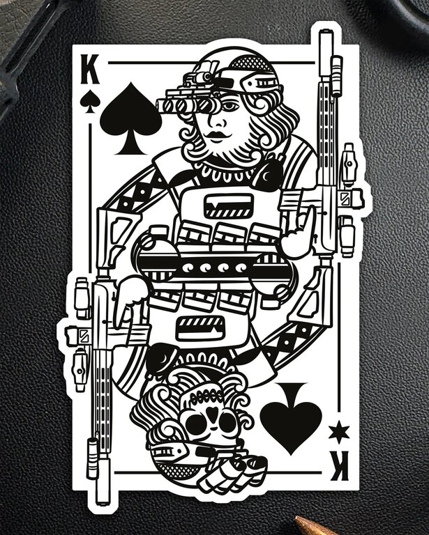Samolepka King of Spades Brothers In Arms®