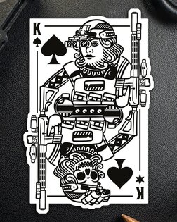Samolepka King of Spades Brothers In Arms®