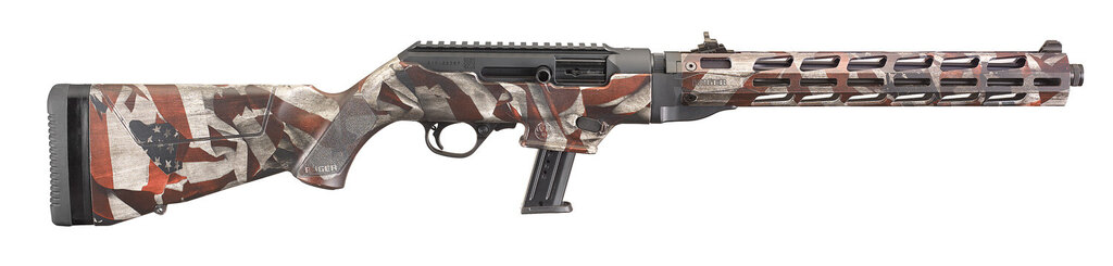 Samonabíjecí puška Ruger PC Carbine American Camo / 17 ran, ráže 9 mm