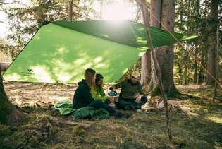 Stanový přístřešek - celta AMAZONAS® Traveller XXL - zelená
