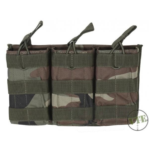 Sumka na 3 zásobníky M4 - M16 Voodoo Tactical - woodland