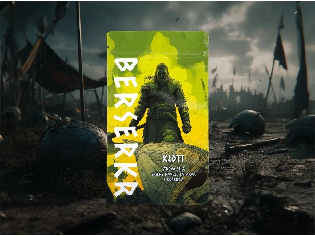 Sušené hovězí maso / jerky KJOTT - Sušený tatarák Berserker®