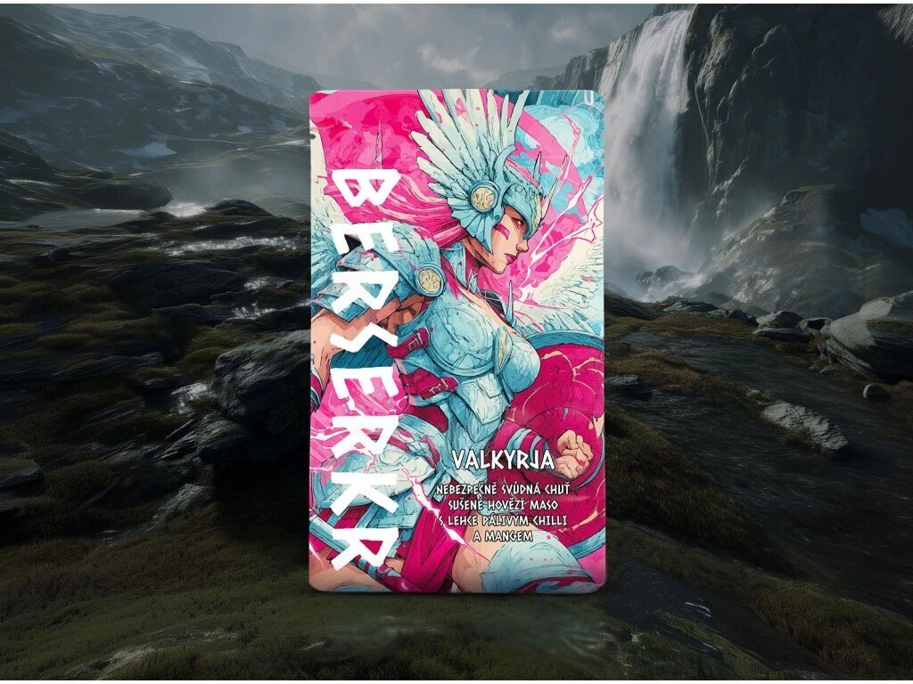 Sušené hovězí maso / jerky KJOTT - VALKYRJA - Mango & Chilli Berserker®