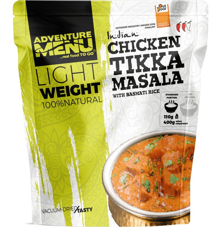 Sušené jídlo Kuře Tikka Masala s rýží Basmati Adventure Menu®