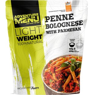 Sušené jídlo Penne s boloňskou omáčkou a parmezánem Adventure Menu®