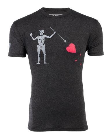 Triko BRCC® Blackbeard´s Flag T-shirt - černé