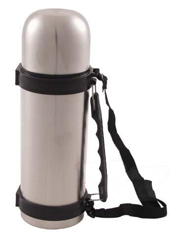 Vakuová termoska FOX OUTDOOR® 1 l - stříbrná