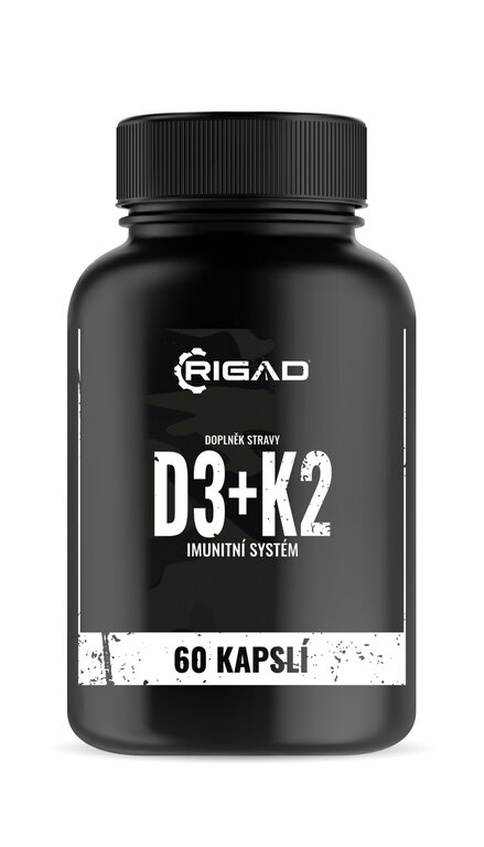 Vitamín D3 + K2 + MTC olej Rigad®