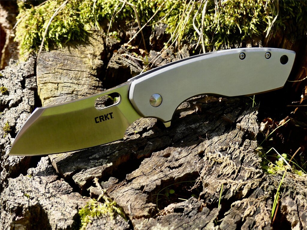 Zavírací nůž Pilar™ Large CRKT® - stříbrný