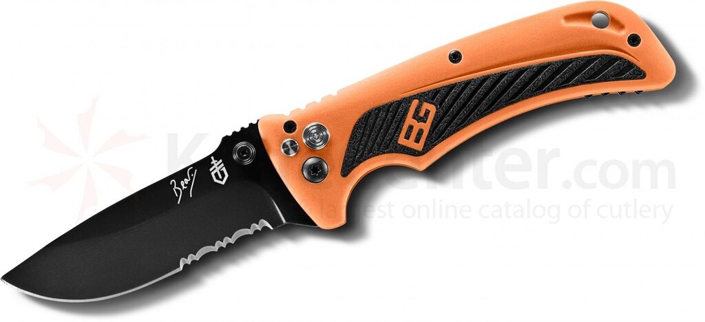 Zavírací nůž Survival AO GERBER® Bear Grylls s asistovaným otevíráním a s kombinovaným ostřím