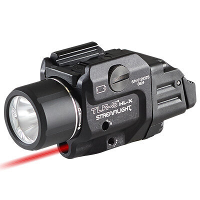 Zbraňová LED svítilna TLR-8 HL-X / červený laser Streamlight®