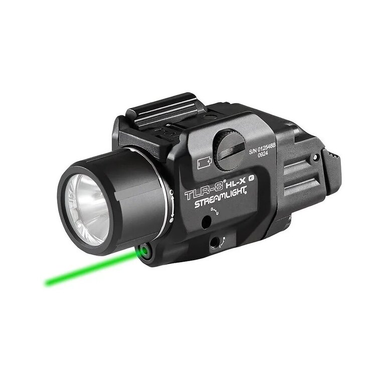 Zbraňová LED svítilna TLR-8 HL-X Sub / zelený laser Streamlight®